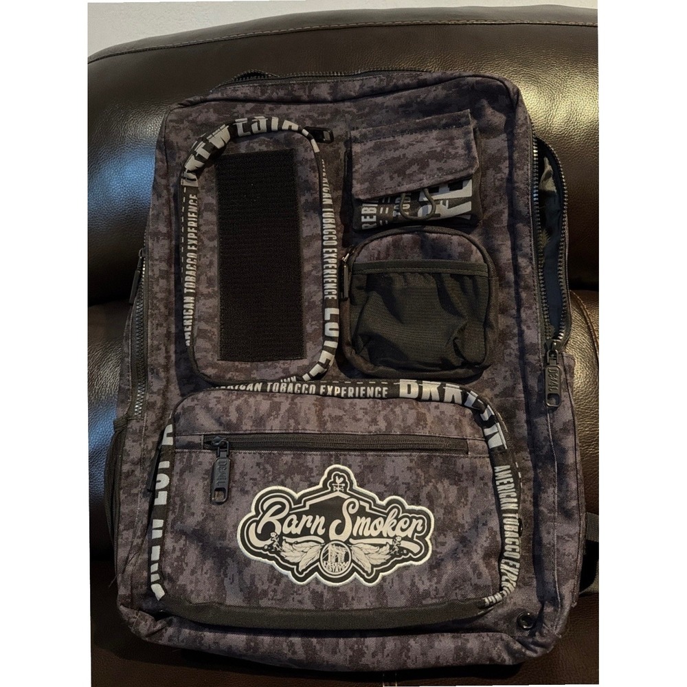 Drew Estate Barn Smoker Backpack Digital Camo American Tobacco Experience Bag